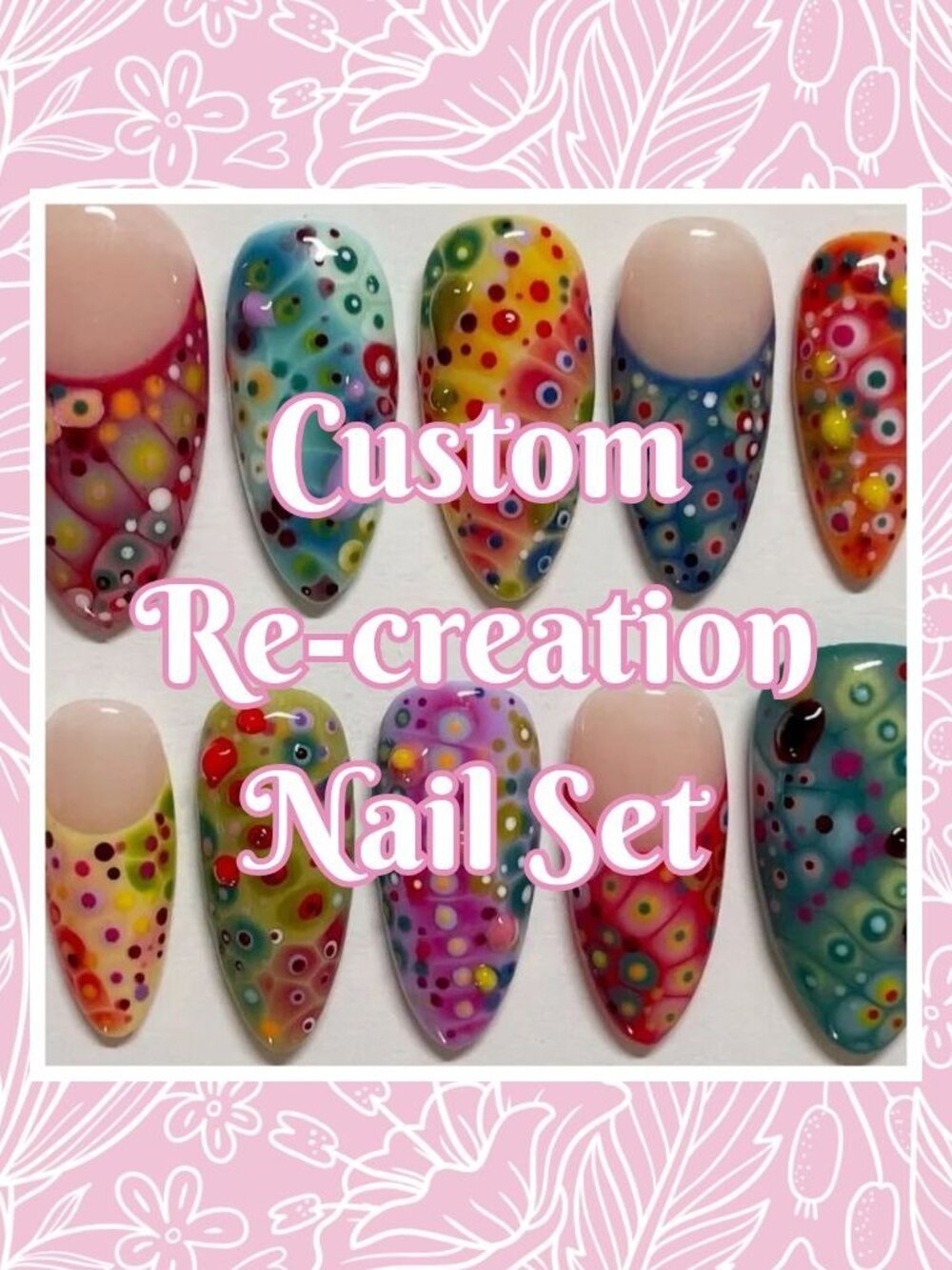 💅 Custom Re-Creation Press-On Nails (Made to Order)